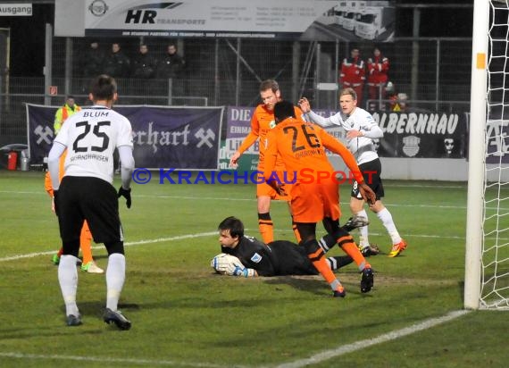 2. Bundesliga SV Sandhausen - FC Erzgebirge Aue im Hardtwaldstadion (© Kraichgausport / Loerz)